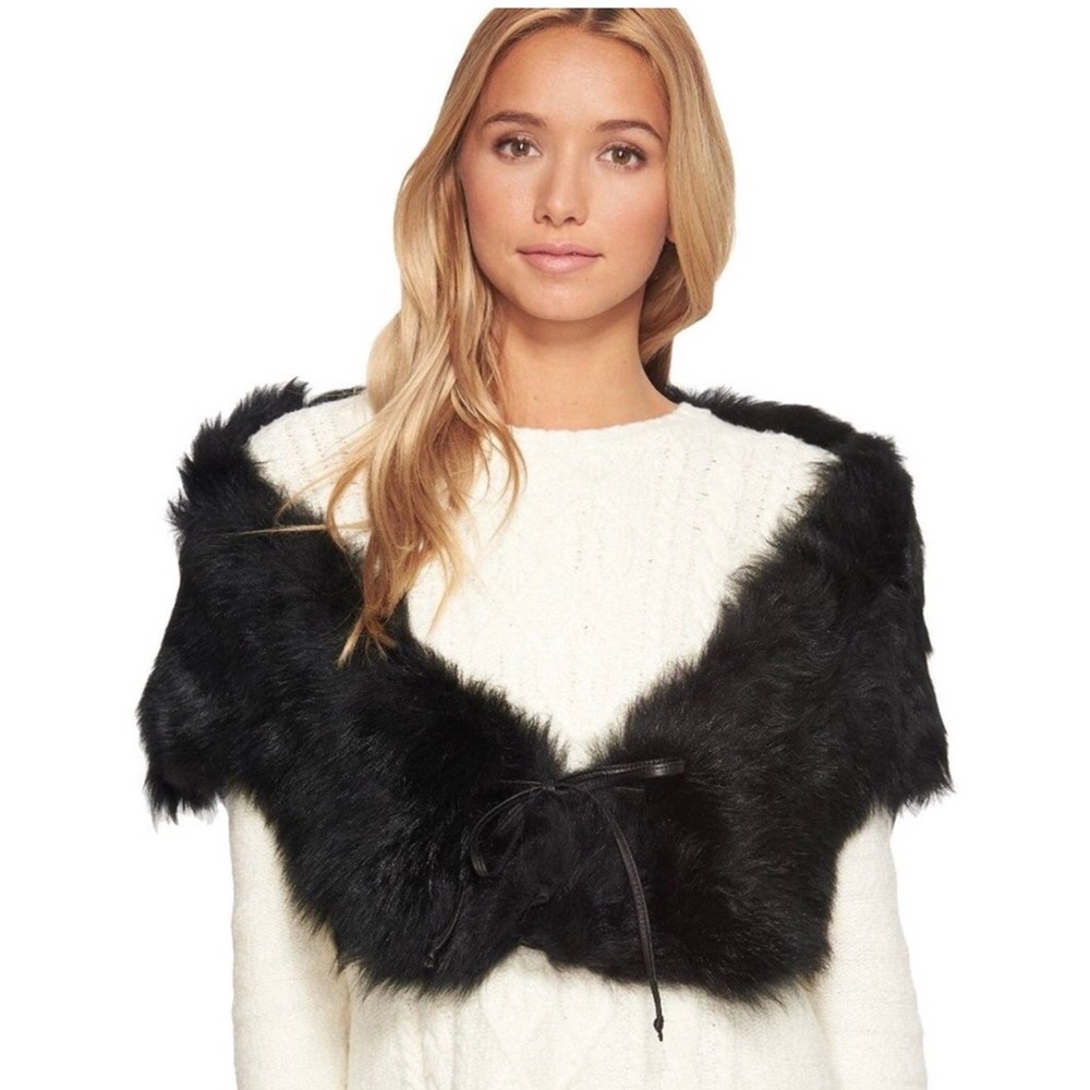 UGG Black Sheepskin Shrug